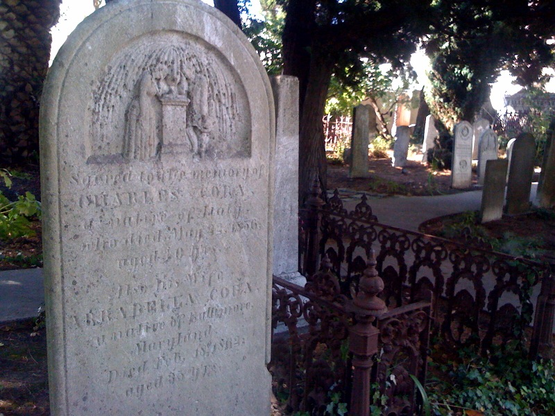 Tomb of Charles Cora